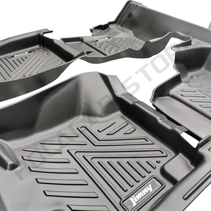Car Floor Mats 5D TPE LHD AT MT Model Carpet Cover Foot Pads for Suzuki Jimny JB64 JB74 2019 2020 2021 2022 2023 3 Door Only