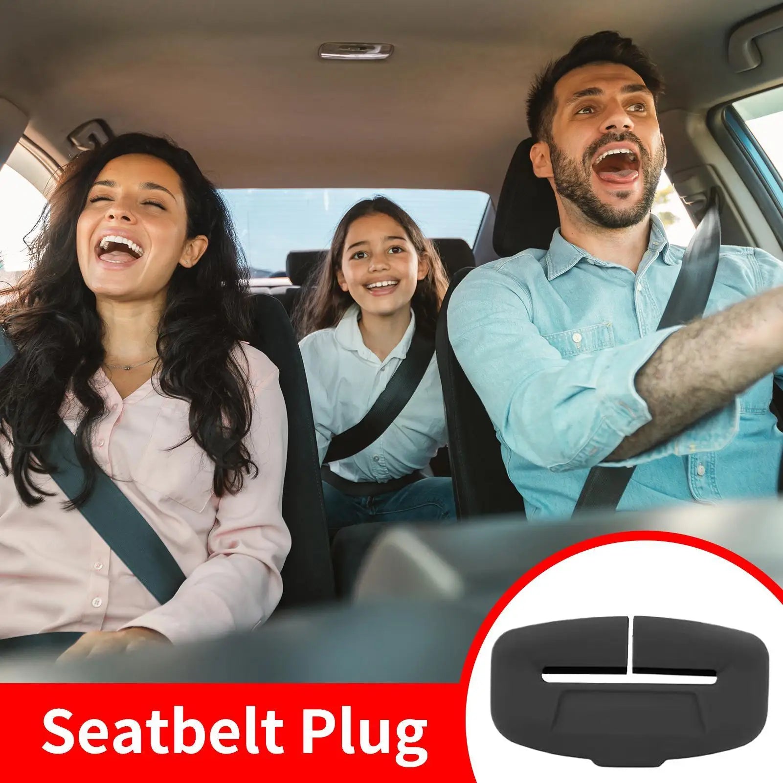 Universal Soft Silicone Seat Belt Buckle Protection Cover Car Seat Belt Buckle Protect Cover Anti Collision Case Car Seat Decor