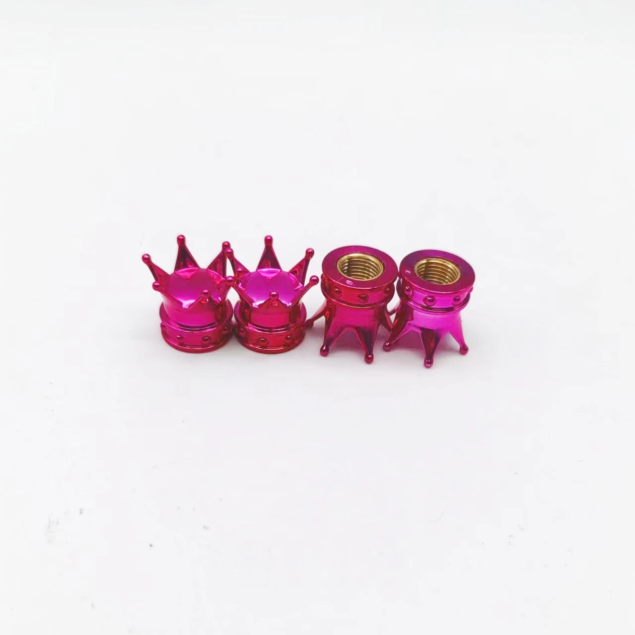 4pcs Aluminum Or Plastic Car Motorcycle Bike Truck Wheel Tire Valve Dustproof Valve-cap Cover Rim Valve Stem Cap Tornasol color