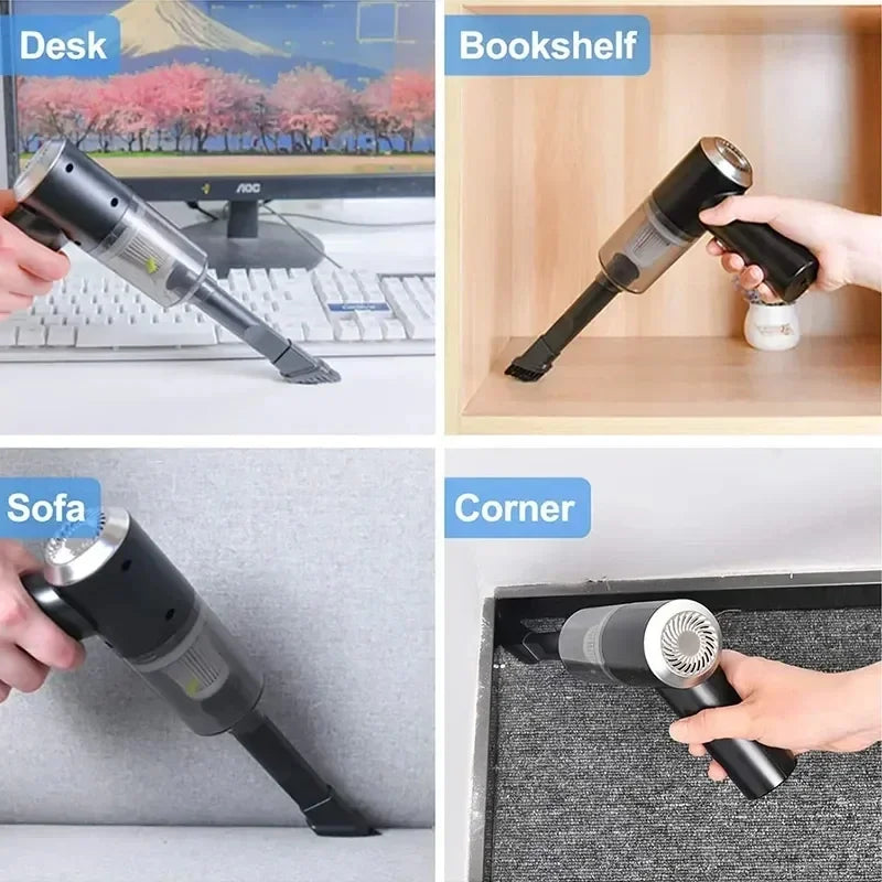 9880000PA Vacuum Cleaner 120W Wireless Super High Power 2-in-1 Wet Dry Dual-use Portable Powerful Suction Vacuum Cleaner For Car