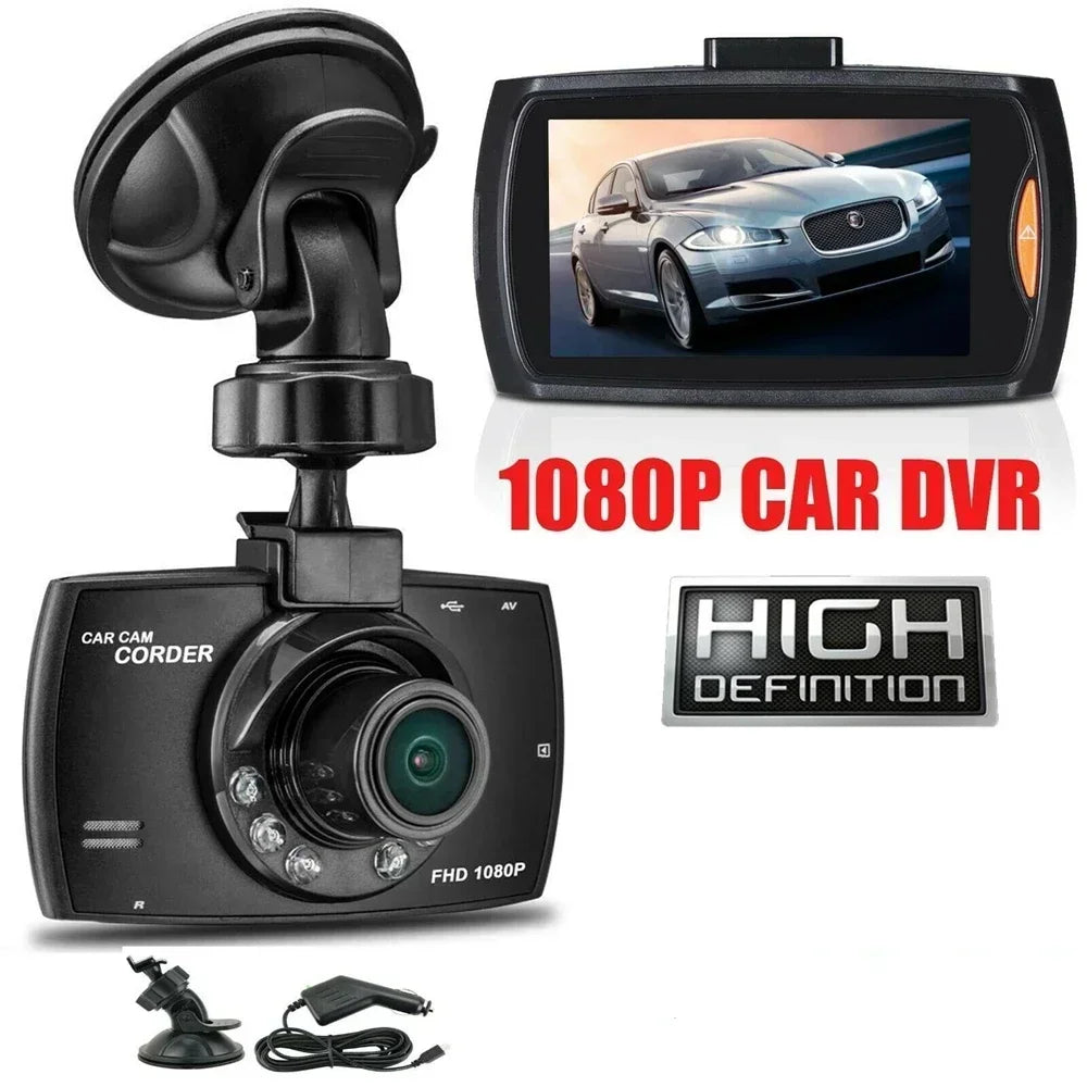 G30 Car DVR Dash Cam Full HD 1080P 140 Degree Dashcam Driving Recorder Cycle Recording Night Vision Wide Angle Video Camera