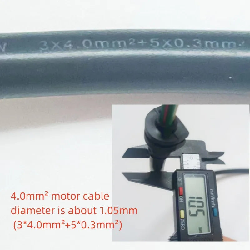 Electric Trike Accessories Electric Tricycle Differential Motor Cable Electric Trike Motor Wire  Electric Vehicle Accessories