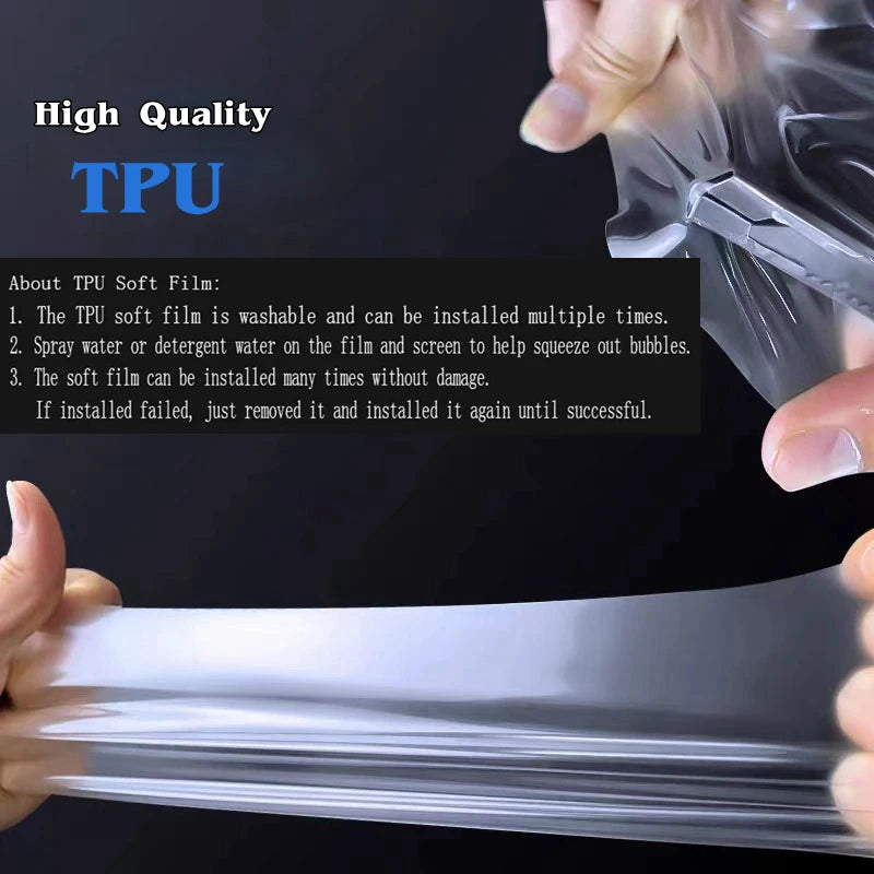 Car Door Center Console Media Dashboard Navigation TPU Anti-scratch Protector Film For BYD TANG DM-i EV 2023 2024 Car Interior