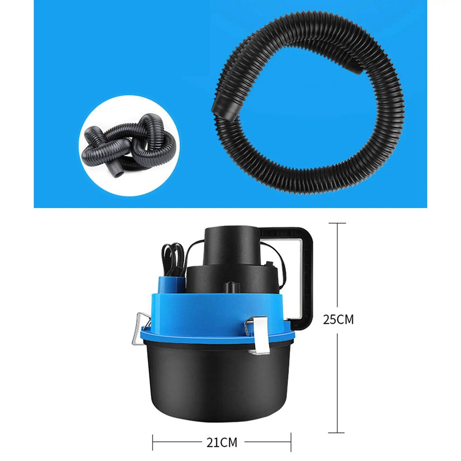 dry wet Vacuum Dual Use Blowing Function Handheld 4L Debris Shop Vacuum Cleaner Car Vacuum for Home RV Carpet Trucks Workshop