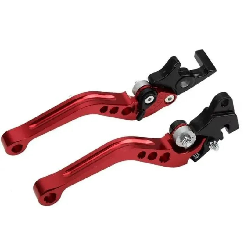 Motorcycle Modified Double Disc Brake Levers, Adjustable for Electric Vehicles, Front & Rear Disc Brake Clutch Brake Rods