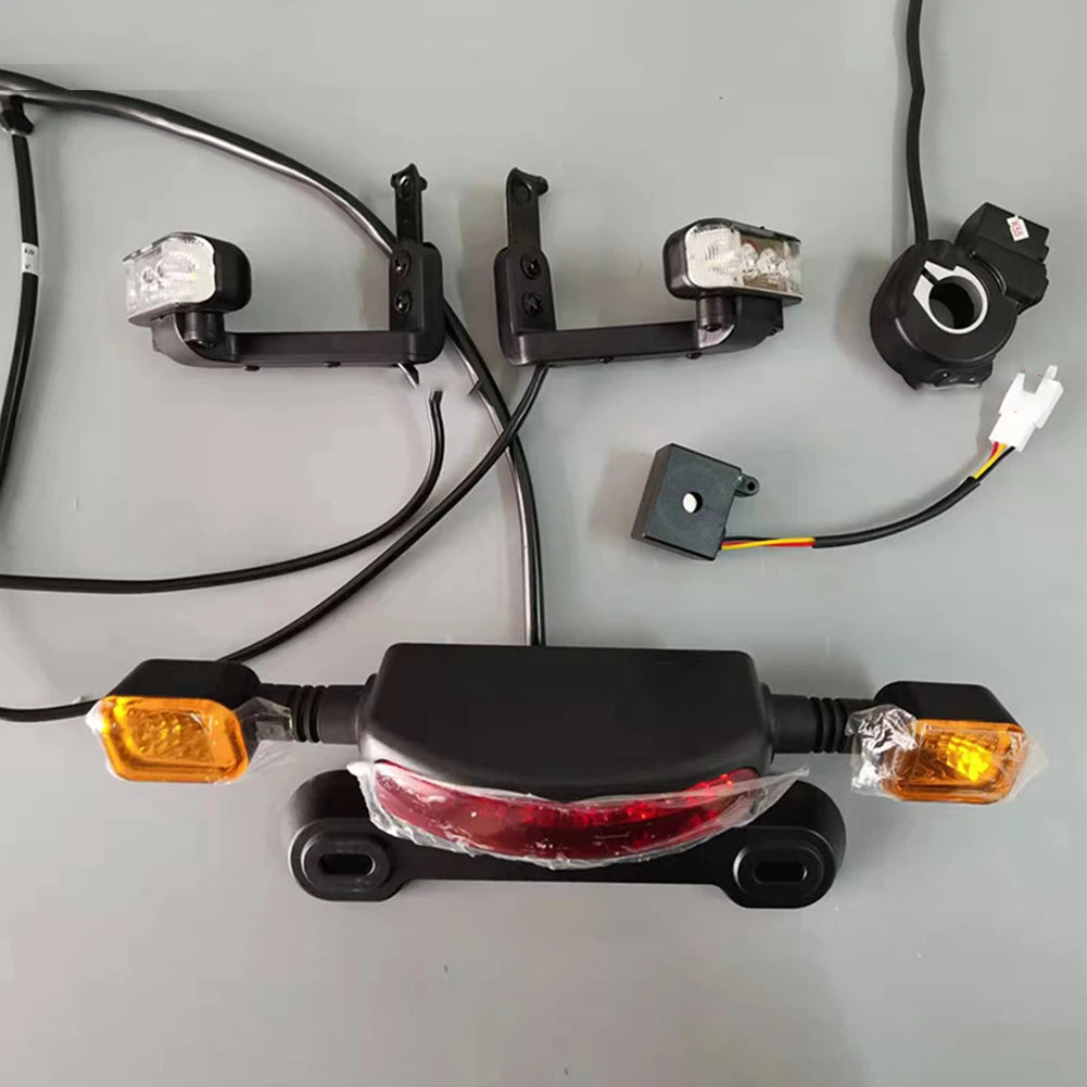 Hot sales 12/48/60V Electric Vehicle Rear Light LED Brake Driving Light Turn Signal Taillight Electric Bicycle Accessories