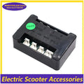 Controlador de scooter eléctrico DC 24 V 120 W, controlador de motor eléctrico con escobillas, pieza de scooter eléctrico con cable de carga y cable LED/interruptor.