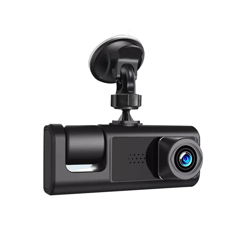 1Set 3 Channel Car DVR HD 1080P 3-Lens Inside Vehicle Dash CamThree Way Camera DVRs Recorder Video Registrator Dashcam Camcorder