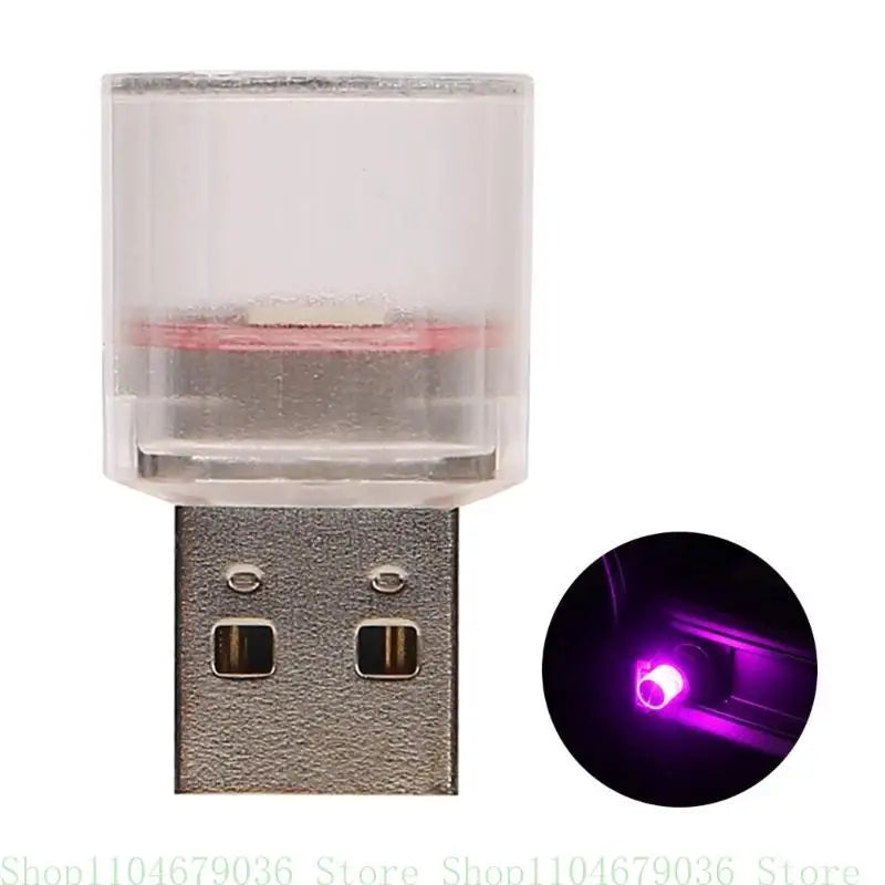 LED Car Light USB Interfaces Easy to Install Suitable for Personalizing & Cozy Vehicle Ambiances
