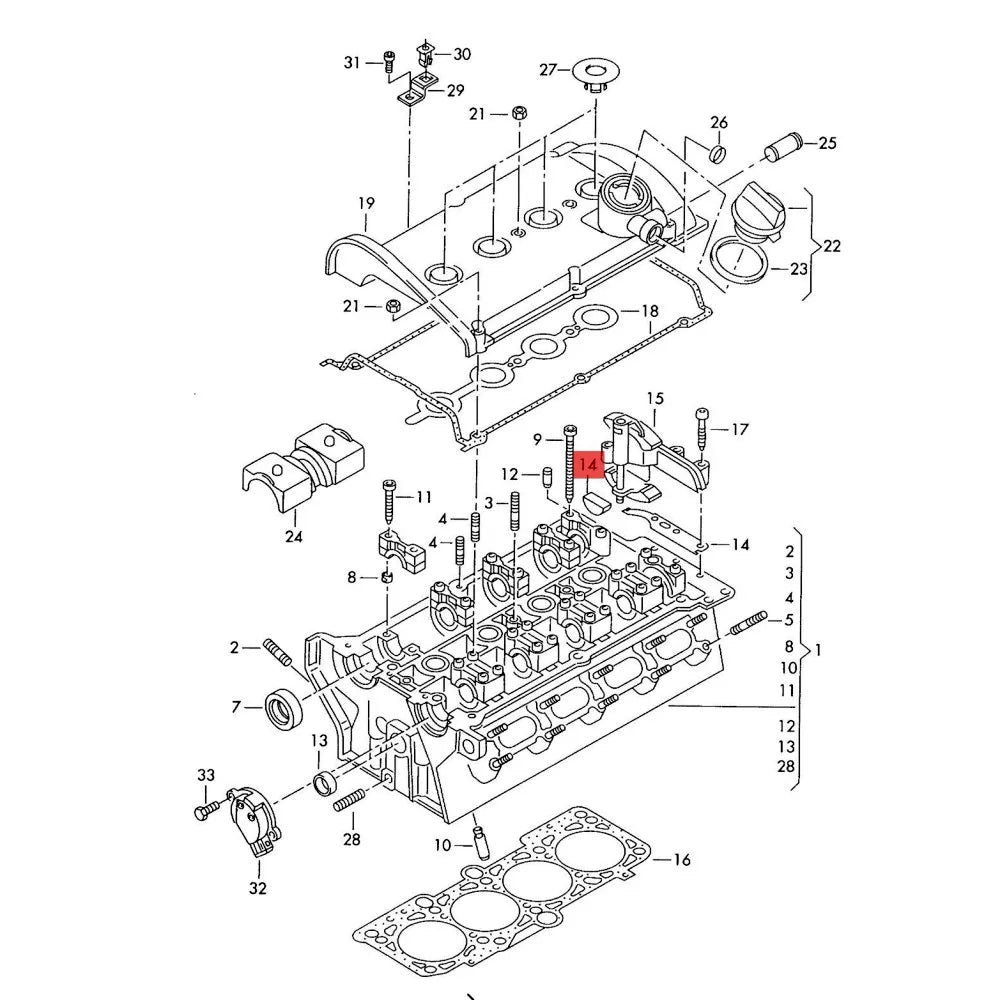 Car Engine Timing Chain Tensioner Repair Tensioner Slider 1.8 2.0T 2.4 2.7 2.8 V6 4.2 V8 for VW Passat Audi A4 Seat 058 109 088K