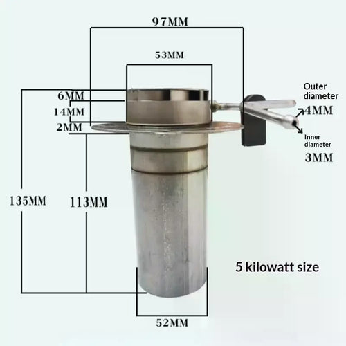 1 Set Car Truck Camper Heater Accessories  Parking Heater Burner Insert Torches Combustion Chamber Combustor Gasket 5KW