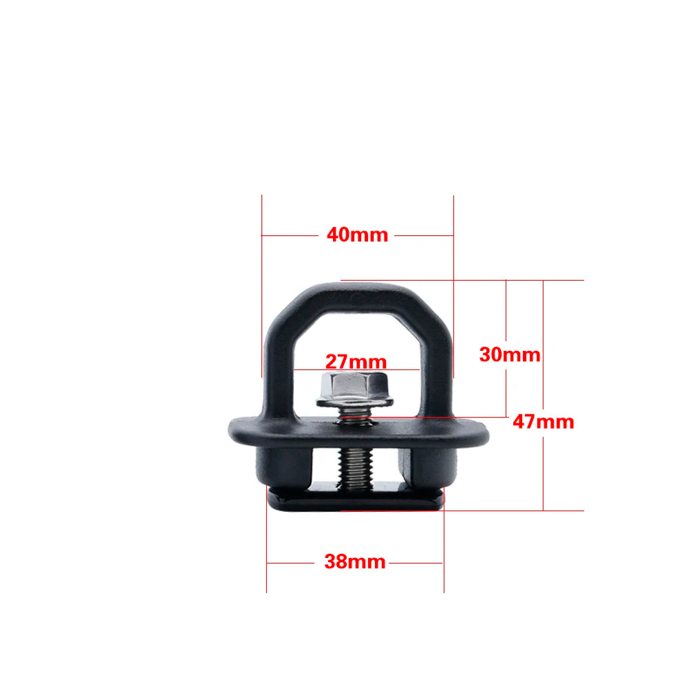 Red/Blue/Black Truck Bed Side Wall Anchors 4Pcs Set Tie Downs Anchor For Chevy Silverdo Pickup Anchor Truck Bed Easy To Use