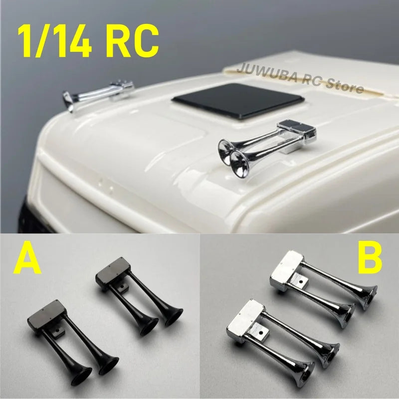 1/14 RC Horn and Whistle For Tamiya 1/14 Scaniaa King Hauler Trailer GL Tractor Truck Series Rc Toy Truck Parts Accessories