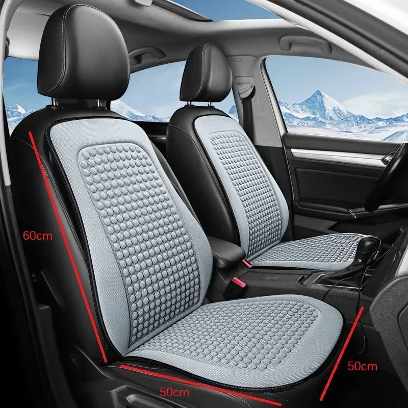 Car Cushion Summer Cool Cushion Ice Silk Seat Cover Car Cushion Seasonal Universal Cool Cushion
