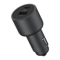 XIAOMI Car Charger 100w Fast Load Car Charger 100w Max 1a1c Fast Charging Dual-Port Usb-A Usb-C Smart Device Fully With Light