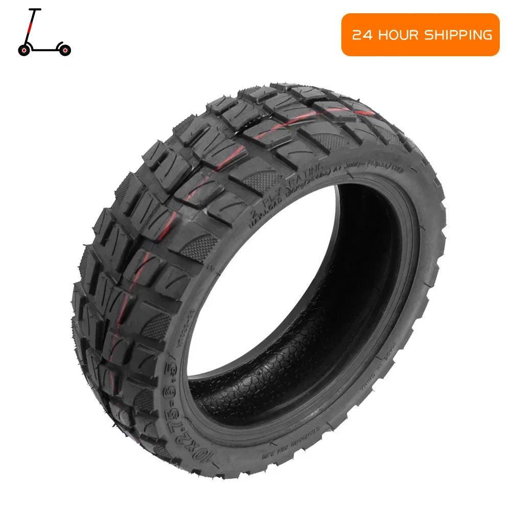 10 Inch Wear Resistant Tubeless Off-road Tire 10x2.75-6.5 Rubber Vacuum Puncture-proof Tyre For Electric Scooter Accessories