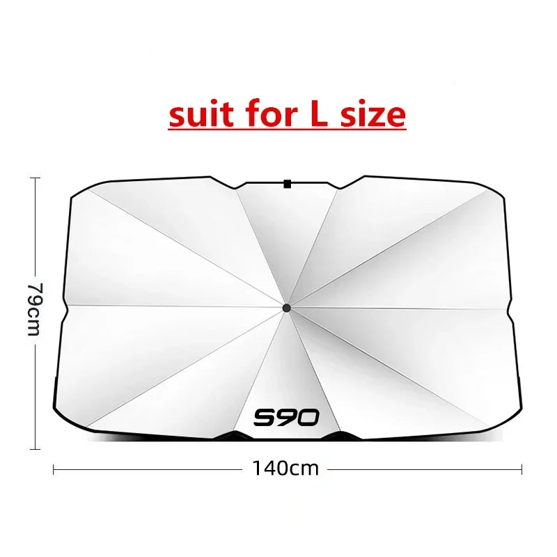 Car parasol car interior windshield sun visor for Volvo XC90 XC60 C30 T6 S60 C70 XC40 V40 XC70 V60 V50 S80 S40 AWD V90 S90