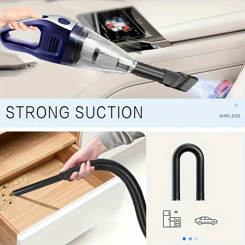 Convenient Vacuum Cleaner, Wireless Handheld Vacuum Cleaner For Household Car, Powerful Suction Usb Charging Mini Vacuum Cleaner