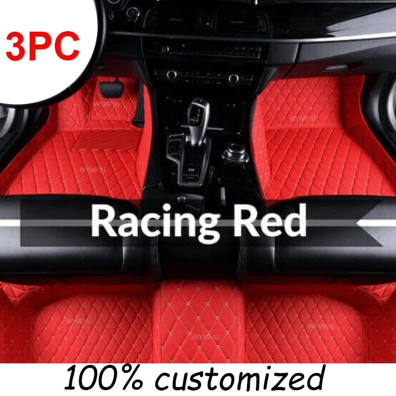 Car Floor Mats For Mazda2 Mazda 2 Demio  DJ DL 2015~2022 Leather Mat Rugs Carpets Interior Parts Car Accessories