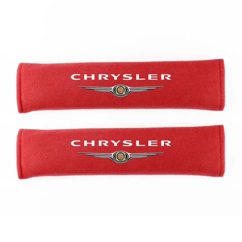 Seat Belt Accessories Car Safety Belt Shoulder Cover Pad for Chrysler 300 300C Cruiser Voyager Sebring Pacifica Crossfire 200