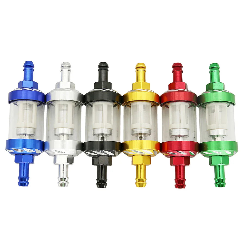 Aluminum Alloy Motorcycle Fuel Gasolines Oil Filter For Moto For ATV Motorcycles Dirt Fuel Filter Accessories
