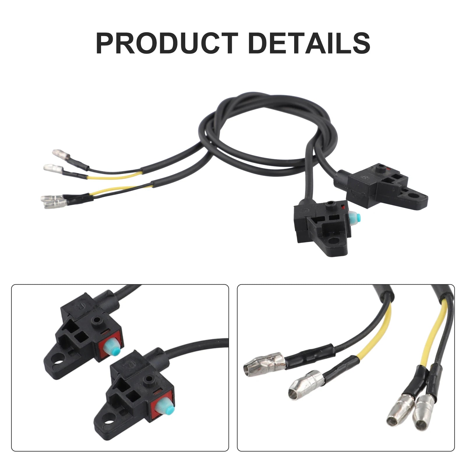 For Ebike Motorcycle Power Off Switch Battery Car Front And Rear Disc Brake Wire Replacement Electric Vehicle Accessories