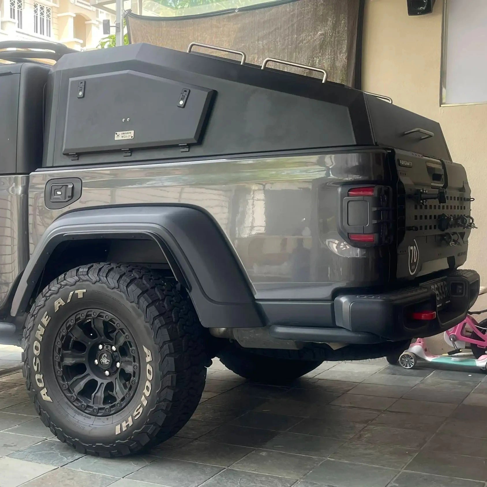 Pickup Truck Bed Cover 4x4 Off-road Accessories Steel Truck Canopy Jeep Gladiator Canopy