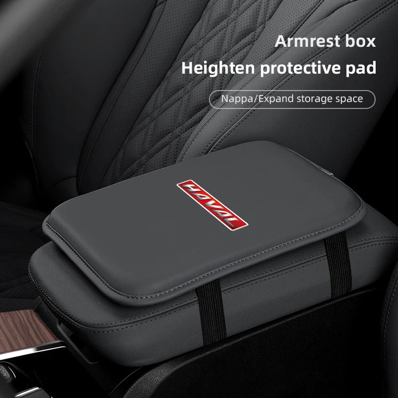 Leather Car Interior Armrest Box Cover Center Console Accessories For Great Wall Haval H1 H2S M6 H3 H4 H5 H6 H7 H8 F5 F7X H2 F7