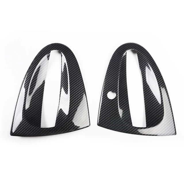 Car Carbon Styling Interior Modification Electric Window Decoration Cover For Smart Fortwo 451 Car Accessories Sticker