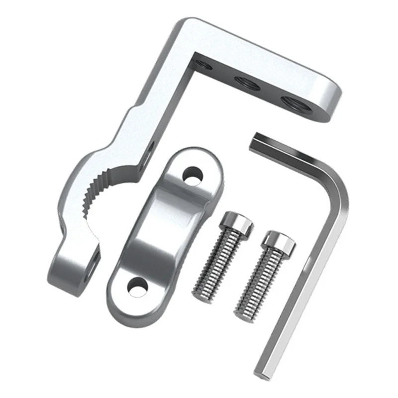 Soporte de aluminio para manillar de motocicleta, soporte para accesorios de motocicleta, accesorios para motocicleta para navegación electrónica adicional