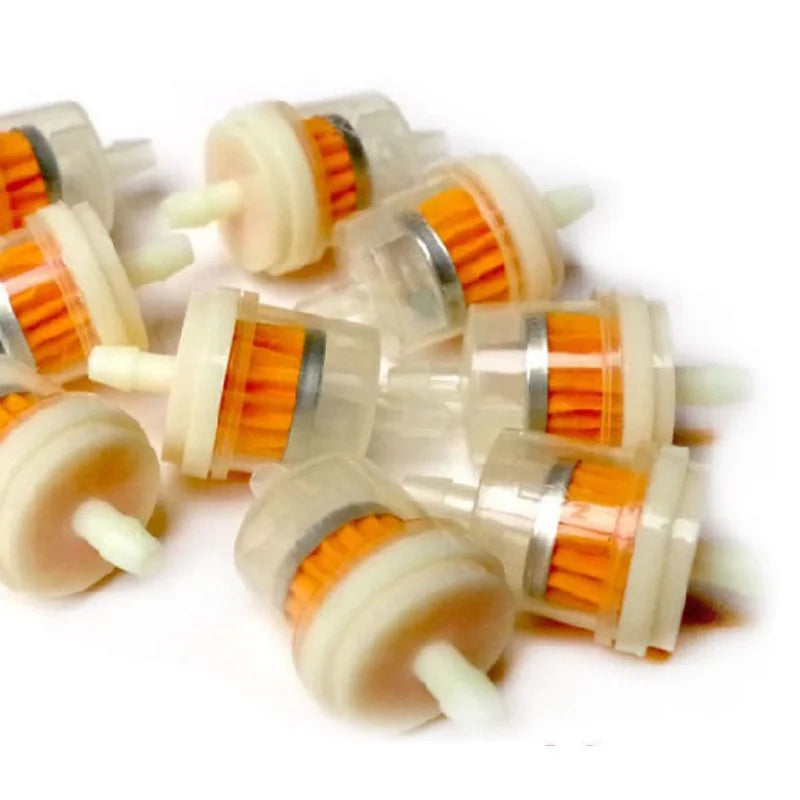 New 10pcs Universal Gasoline Gas Fuel Gasoline Oil Filter For Scooter Motorcycle Moped Scooter Dirt Bike ATV Fuel Filter