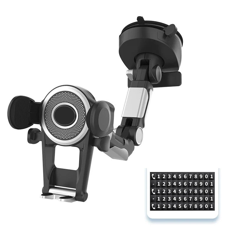 Car Tablet Holder, Long Connector, Cup Holder, 360° Rotatable, Portable Phone Holder In Car, Multi-functional Support