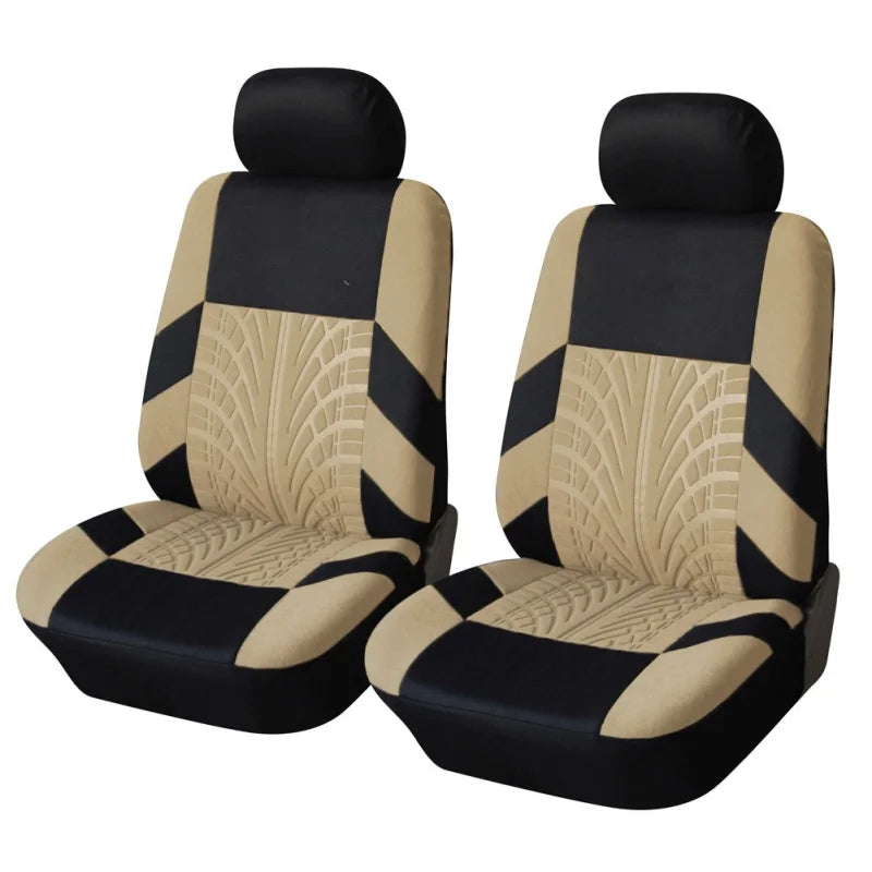 Car Seat Covers Full Set Front Split Rear Bench For Car Universal Cloth SUV Sedan Van Automotive Interior Covers Car Seat Cover
