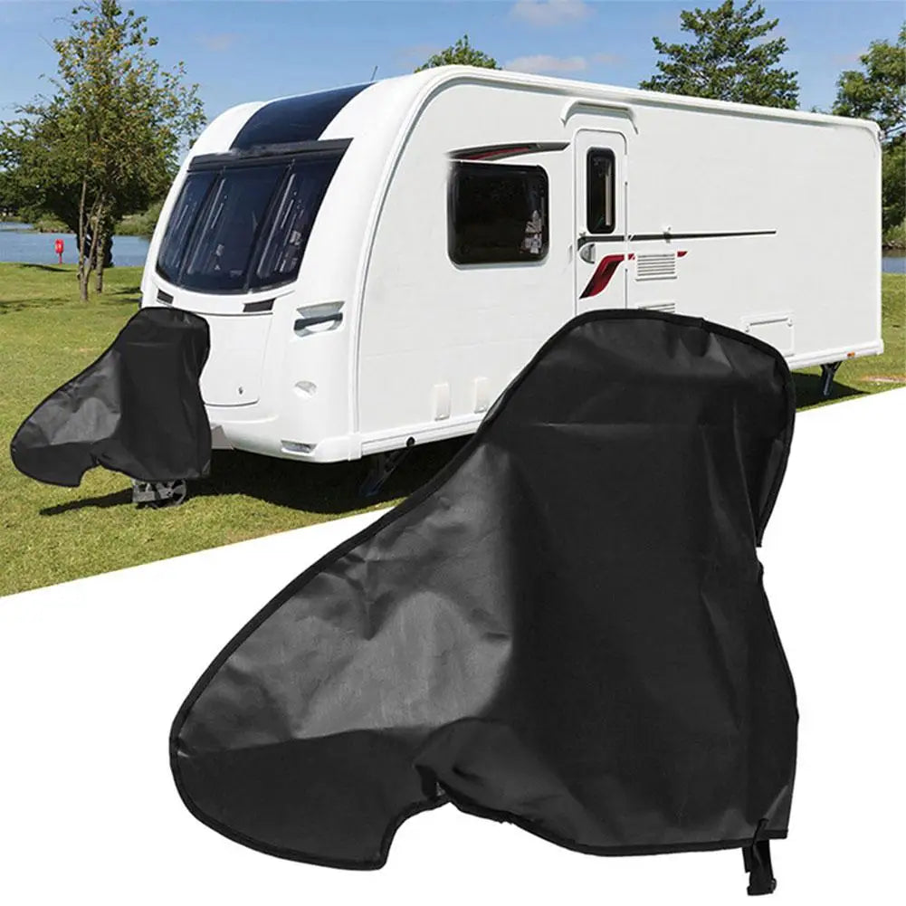 Accesorios para RV, cubierta de enganche de remolque, cubierta protectora para gato de lengüeta para caravanas, remolques, accesorios para RV
