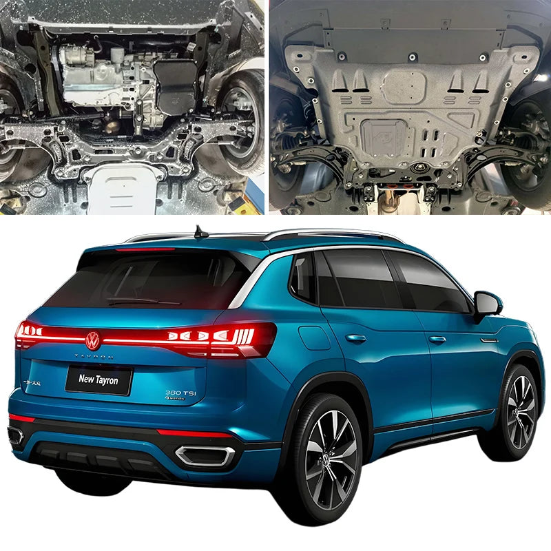 Car Accessories Black Under Engine Guard Mudguard Board Splash Shield Mud Fender Plate Panel For Volkswagen TAYRON 2019-2024