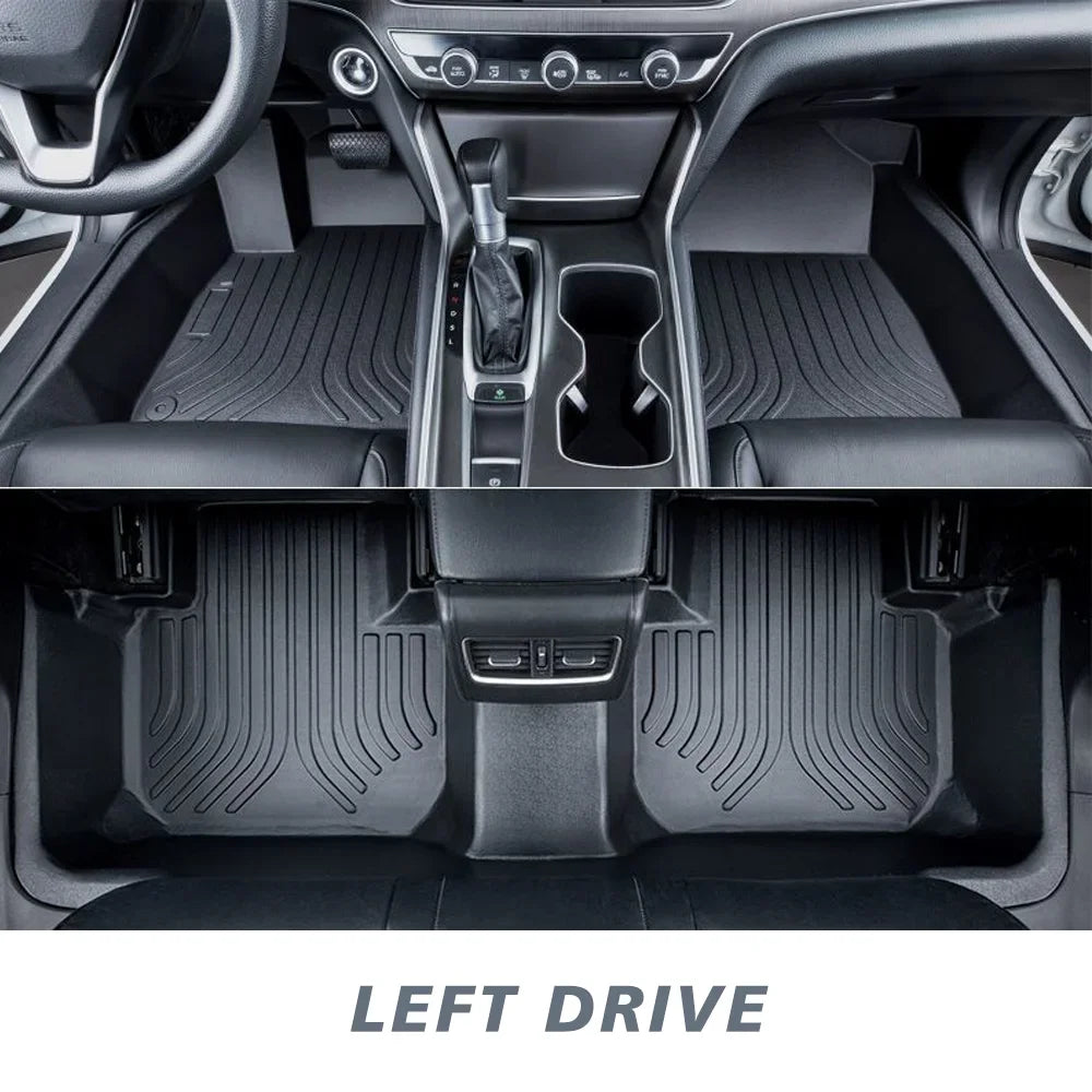 Car Floor Mat for Kia Forte Cerato K3 YD Koup Sedan 2014~2018 2015 2016 Foot TPE Liner Carpet Pad Custom Cover Rug Accessories