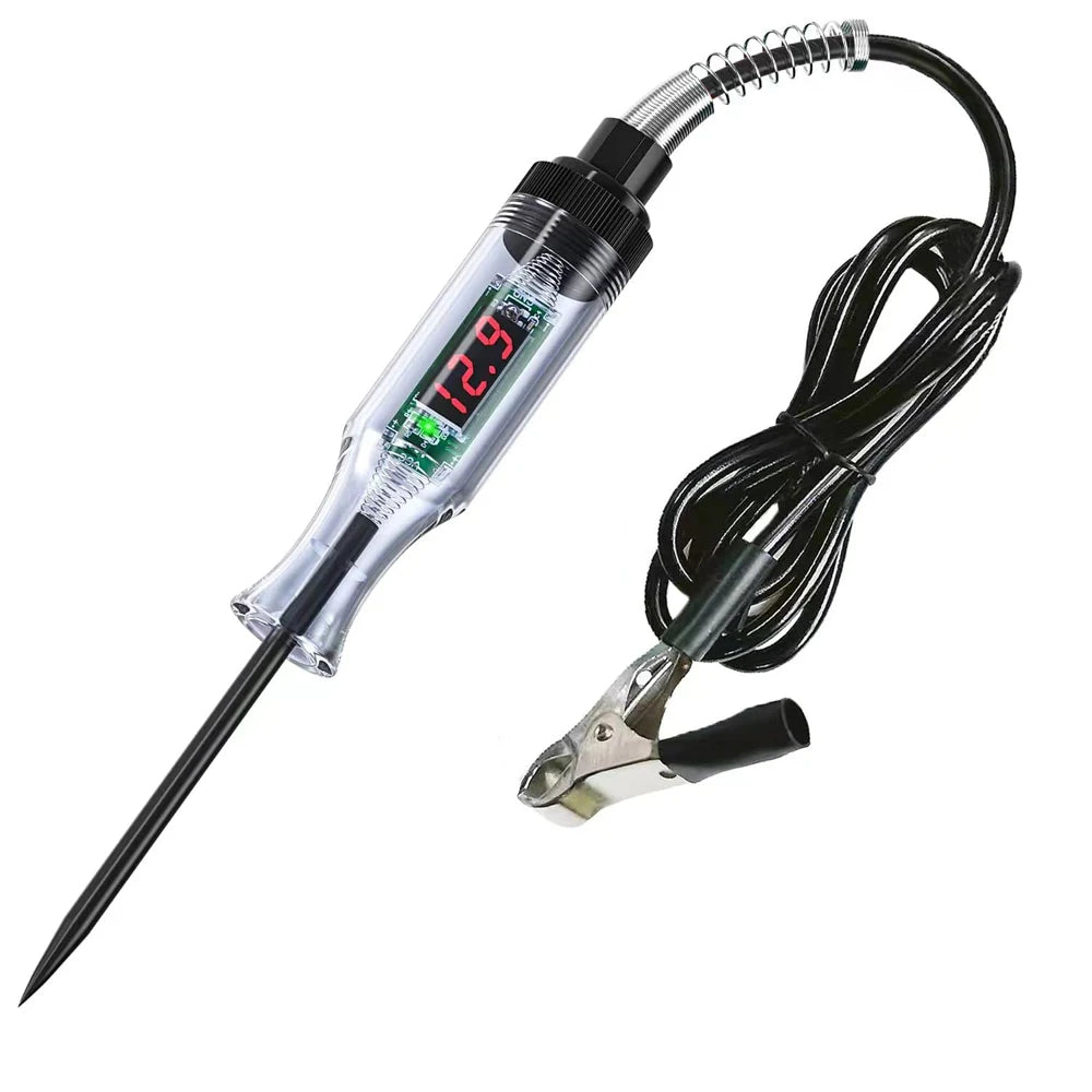 New Car Truck Voltage Circuit Tester Auto 6V 24V Tools Car diagnostic Probe Test Pen Light Bulb Electric Measuring Pen Tools