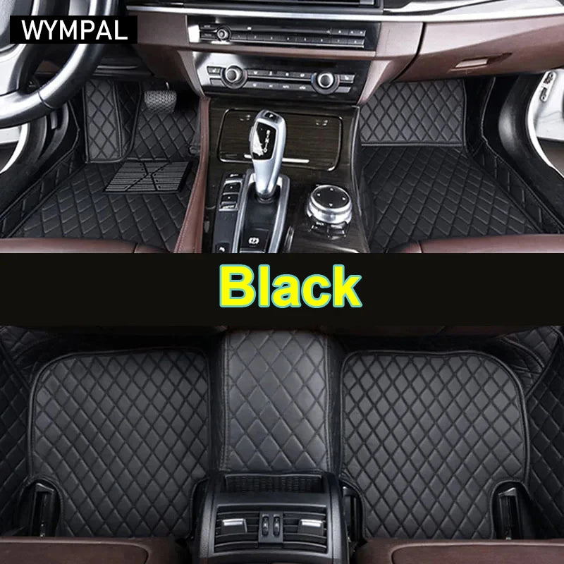 Car Floor Mats For Audi 80 Cabriolet B4 1992 1993 1994 1995 1996 Water Proof Pads Floor Carpet Car Mats Full Set Car Accessories
