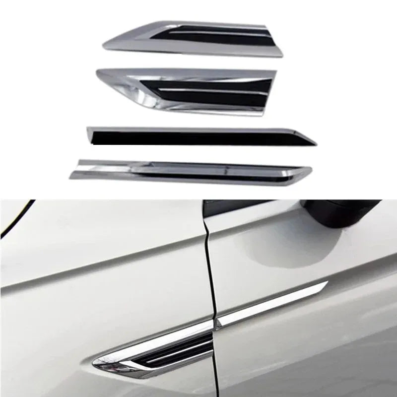 For Volkswagen VW Tiguan 2017 2018 2019 2020 MK2 Car Accessories Styling ABS Outer Side Fender Front Door Cover Trim