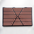 1*Universal Car Floor Pad PVC Pedal Plate Anti Skid Foot Heel Scuff Plate Car Floor Mat Non-Slip Carpet Patch 23×15cm Car Mats