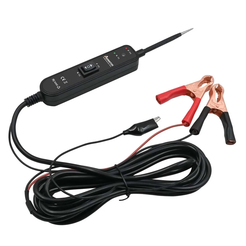 Automotive Electric Circuit Tester Car Electrical System Tester Automobile Circuit Tester With Power Switch Vehicle Diagnostic