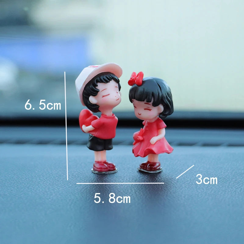 Cute Creative Cartoon Car Decoration Ornaments Auto Center Console Car Interior Accessories