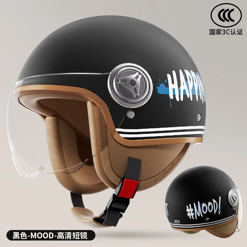 Motorcycle Helmet Unisex Scooter Motos Helmets Casco Capacete  Men and Women Capacetes De Moto