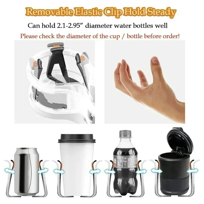 Car Headrest Cup Holder Seat Back Organizer Car Rear Seat Cup Holder Storage Tray with Mobile Phone Holder Car Accessories
