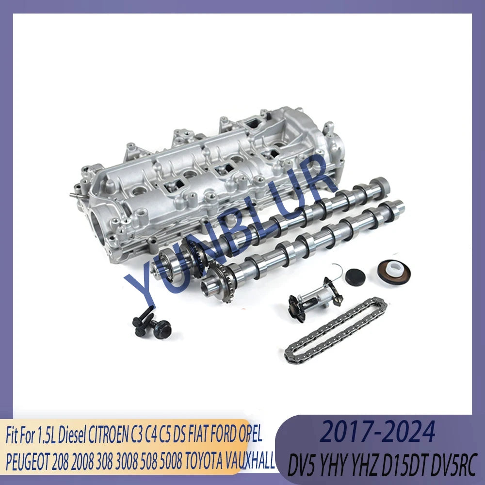 Engine Cylinder Head 8MM Camshaft Housing 44t Chain Kit Fit 1.5 L Diesel DV5 R 17-25 For CITROEN PEUGEOT DS FORD OPEL VAUXHALL