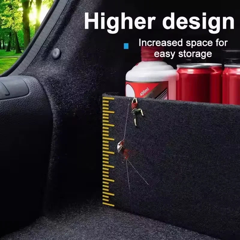 Car Organizer Trunk Side For Kia K5 Optima JF 2016-2020 2017 2018 MK4 Partition Trunk Interior Storage Box Part Auto Accessories