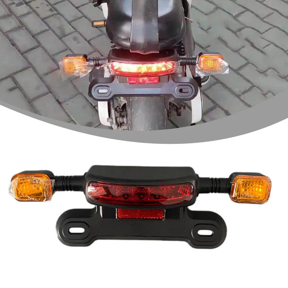Hot sales 12/48/60V Electric Vehicle Rear Light LED Brake Driving Light Turn Signal Taillight Electric Bicycle Accessories