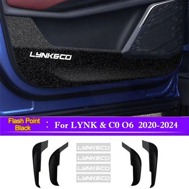 Car Door Anti-Dirty Anti-Collision Pad Protection Stickers Interior Accessories For LYNK & C0 O6 2020 2021 2022 2023 2024