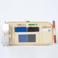 Car Visor Organizer Storage Box Sunglasses Clip Stowing Tidying Car Accessories Bag Bill Pen Card Holder CD DVD Organizer