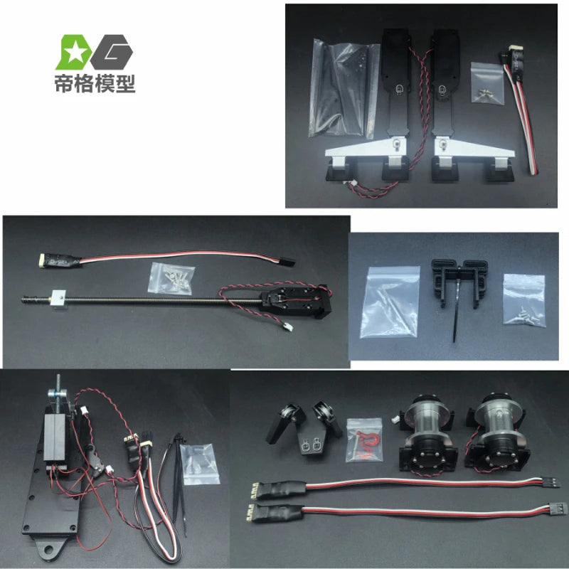 Accesorios de modificación de grúa para coche de control remoto Tamiya 1/14 56362 Volvo FH16 750, piezas de mejora para juguetes de control remoto DIY.